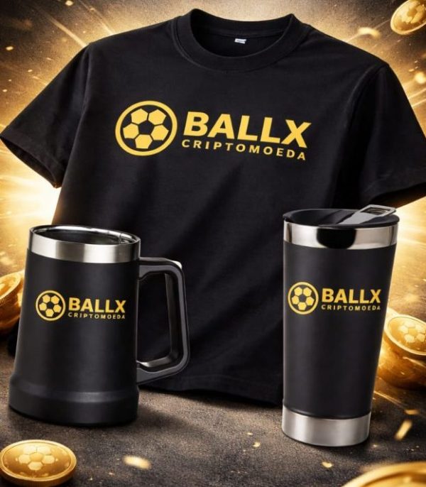 Kit BALLX Oficial – Camiseta + Copo ou Caneca + 5.000 BALLX Cashback ...